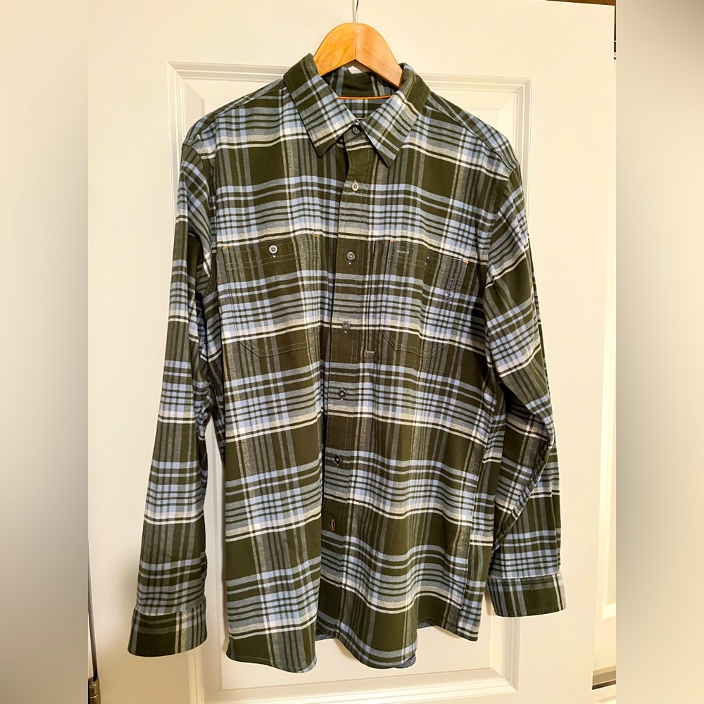 Orvis Performance Tech Flannel. Size Medium - image 1